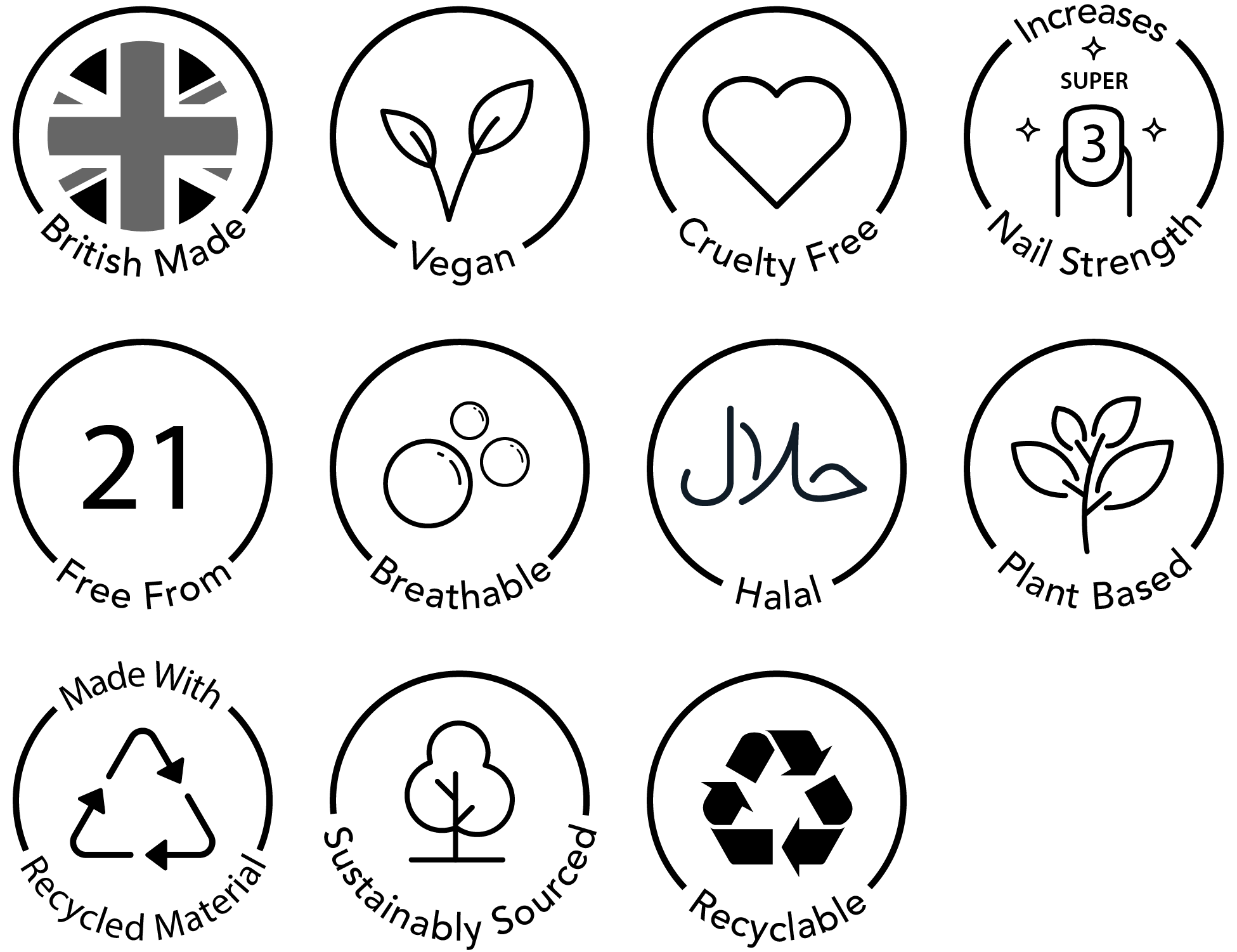 Blue Macaron Nail Paint Palette London